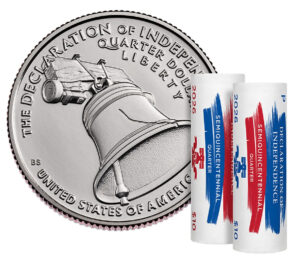 Mint image 1776-2026 Declaration of Independence Quarter and Rolls