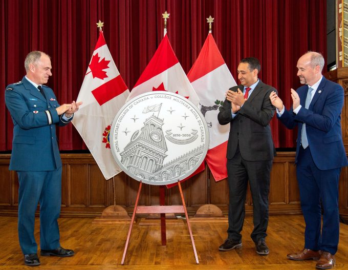 RMC 150th Ann Silver Coin Unveiling