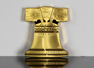 U.S. Mint Liberty Bell Gold Coins Return After Fast Start 1776-2026 $125 Freedom Ringing Half-Ounce Gold Coin - Obverse