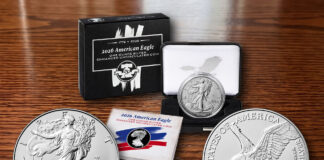 U.S. Mint 1776-2026 Enhanced Uncirculated Silver Eagle Launches 1776-2026 Enhanced Uncirculated American Silver Eagle and Packaging