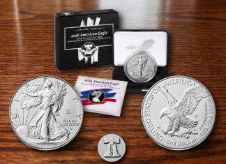 U.S. Mint 1776-2026 Enhanced Uncirculated Silver Eagle Launches 1776-2026 Enhanced Uncirculated American Silver Eagle and Packaging