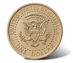 1776-2026 President Donald J. Trump $1 Coin – Reverse