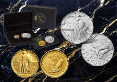 1916 Standing Liberty Quarter and Medal Set plus Packaging