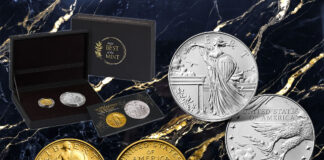 U.S. Mint Launches Standing Liberty Gold Coin and Medal Set 1916 Standing Liberty Quarter and Medal Set plus Packaging