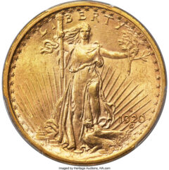 1920-S Double Eagle MS62