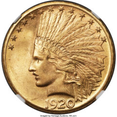 1920-S Indian Ten MS61