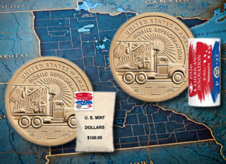 U.S. Mint Launches 2026 Minnesota $1 Featuring Liberty Bell “250” Privy Mark 2026 Minnesota American Innovation Dollar Rolls and Bags