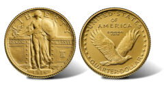 Best of the Mint 1916 Standing Liberty Quarter Gold Coin
