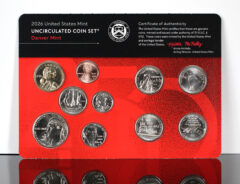 CoinNews photo 1776-2026 Uncirculated Coin Set, D card front