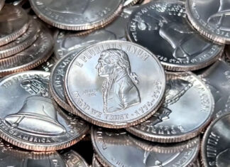July 4 Privy Quarter Prices Fall as More Surface Declaration of Independence Quarters July 4 privy mark illustration