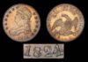 First Known Proof 1824/1 Half Dollar Heads to Auction Proof 1824/1 overdate Capped Bust half dollar