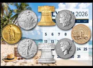 Liberty Bell “250” Coins Headline July U.S. Mint Releases US Mint July 2026 Coin Products