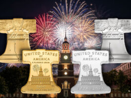 U.S. Mint Launches Liberty Bell-Shaped Gold Coins and Medal Liberty Bell-Shaped Gold Coins and Medal