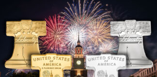 U.S. Mint Launches Liberty Bell-Shaped Gold Coins and Medal Liberty Bell-Shaped Gold Coins and Medal