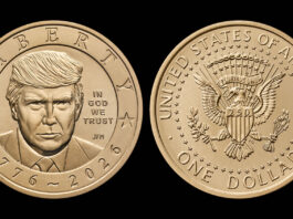 Treasury Unveils U.S. Mint’s 1776-2026 Trump $1 Coin US Mint images 1776-2026 President Donald J. Trump $1 Coin