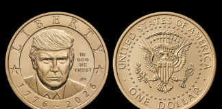 Treasury Unveils U.S. Mint’s 1776-2026 Trump $1 Coin US Mint images 1776-2026 President Donald J. Trump $1 Coin