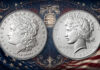 U.S. Mint 1776-2026 Enhanced Uncirculated Morgan and Peace Dollars Launch 1776-2026 Enhanced Uncirculated Morgan and Peace Silver Dollars