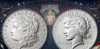U.S. Mint 1776-2026 Enhanced Uncirculated Morgan and Peace Dollars Launch 1776-2026 Enhanced Uncirculated Morgan and Peace Silver Dollars