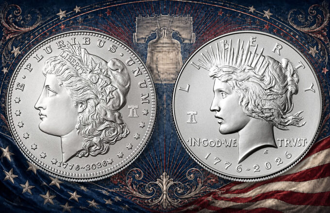 1776-2026 Enhanced Uncirculated Morgan and Peace Silver Dollars