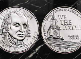 1776-2026 U.S. Constitution Quarter Enters Circulation 1776-2026 US Constitution Quarter - obverse and reverse