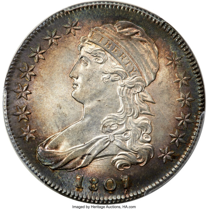 1807 Capped Bust Half Dollar Large Stars O-114 | CoinNews 1807 Capped Bust Half Dollar Large Stars O-114