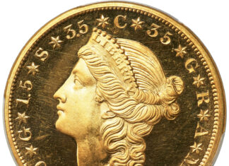 1879 $20 Quintuple Stella Headlines Heritage ANA Auction 1879 $20 Liberty Head Quintuple Stella