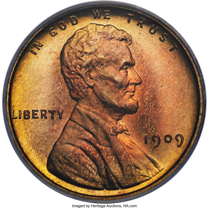 1909 Cent PR68 Red PCGS CAC | CoinNews 1909 Cent PR68 Red PCGS CAC