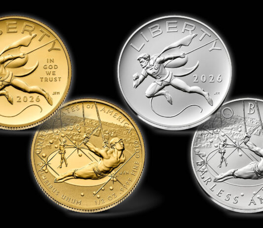 U.S. Mint Reveals 2026 Robin Comic Art Gold Coin and Silver Medals 2026 Robin Gold Coin and 25 Silver Medal