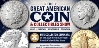 2026 GACC Show Plans Five Coin Seminars for Oct. 2 2026 Great American Coin & Collectibles Show Highlights