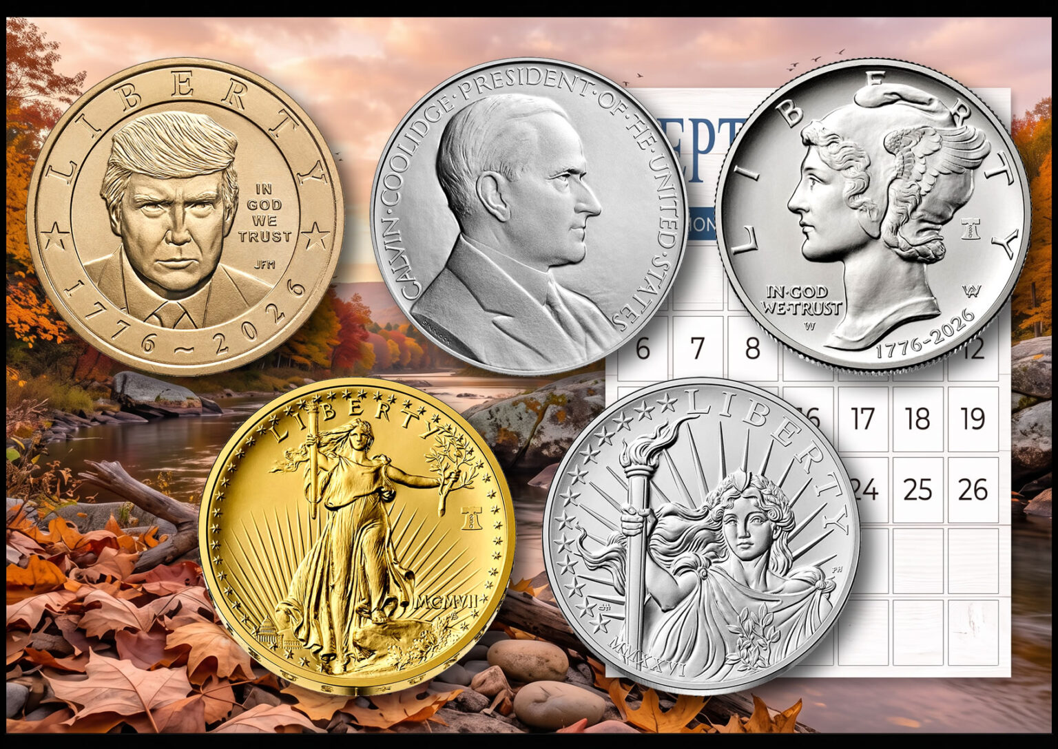 Trump $1, Palladium Eagle, Best of Mint: September Releases