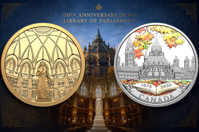 150th Anniversary of the Library of Parliament Gold and Silver Coins