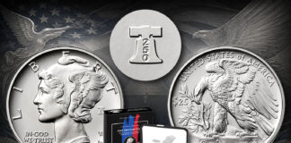 U.S. Mint 1776-2026 Palladium Eagle Launches With 250 Privy 1776-2026 $25 Uncirculated Palladium Eagle coin - sides, bell and case
