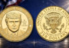 U.S. Mint Reveals 1776-2026 $250 Trump Gold Coin 1776-2026 $250 Proof President Donald J. Trump Gold Coin obverse and reverse