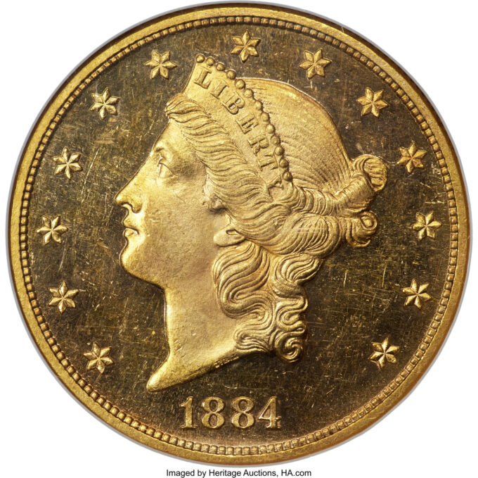 1884 Liberty double eagle