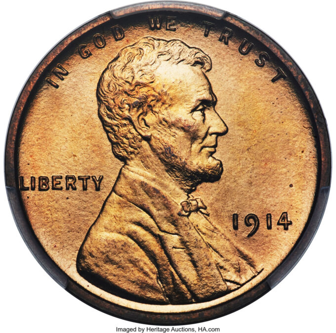 1914 Lincoln cent from the Bolt Collection