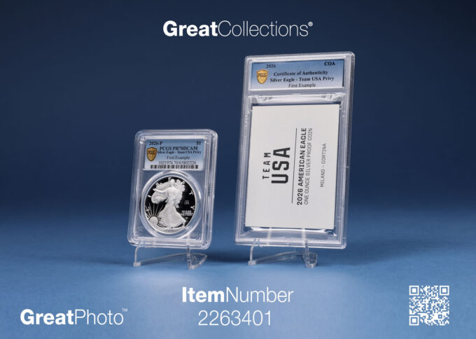 2026-P Proof TEAM USA Privy American Silver Eagle Certificate of Authenticity | CoinNews CGS-encapsulated Certificate of Authenticity for the 2026-P Proof TEAM USA Privy American Silver Eagle