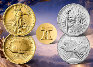 U.S. Mint Launches Saint-Gaudens Set, Final in Best of the Mint Series 1907 Saint-Gaudens High Relief $20 Gold Coin and Silver Medal Set