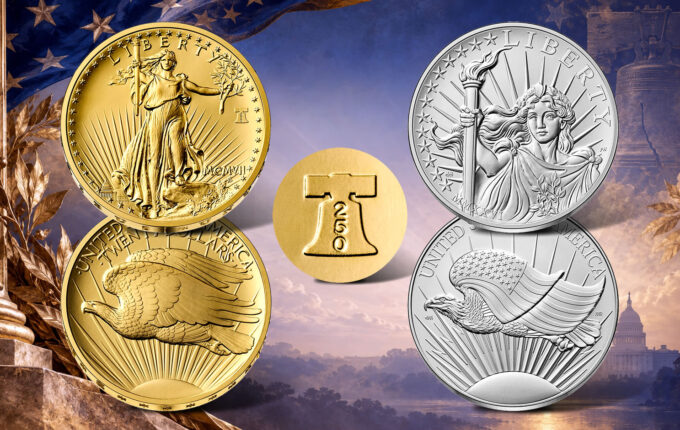 Best of the Mint 1907 Saint-Gaudens Gold Coin and Silver Medal Set | CoinNews 1907 Saint-Gaudens High Relief Gold Coin and Silver Medal Set