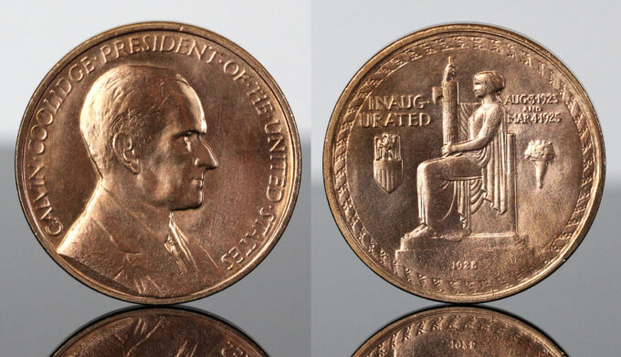 Calvin Coolidge Presidential Bronze Medal | CoinNews Calvin Coolidge Presidential Bronze Medal