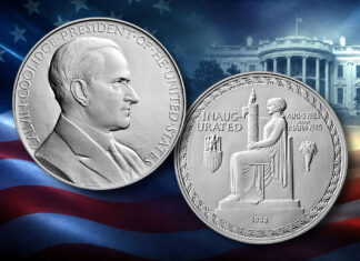 U.S. Mint Releases Calvin Coolidge Presidential Silver Medal Calvin Coolidge Presidential Silver Medal