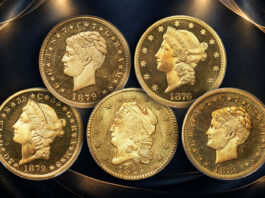 Five U.S. Coins Top $1 Million in $67.2M Heritage ANA Auctions Five U.S. gold coins that each sold for more than $1 million in Heritage Auctions’ ANA sales