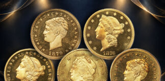Five U.S. Coins Top $1 Million in $67.2M Heritage ANA Auctions Five U.S. gold coins that each sold for more than $1 million in Heritage Auctions’ ANA sales