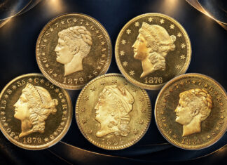 Five U.S. Coins Top $1 Million in $67.2M Heritage ANA Auctions Five U.S. gold coins that each sold for more than $1 million in Heritage Auctions’ ANA sales