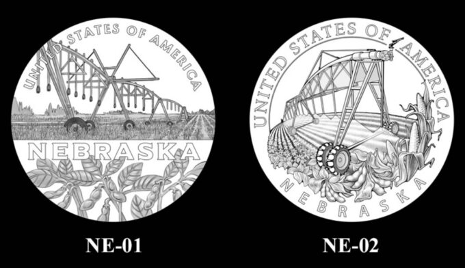 Candidate Designs - 2028 American Innovation Coin for Nebraska | CoinNews Candidate designs for the 2028 American Innovation alt=
