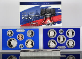 US Mint Sales: 2026 Proof Set Posts Biggest Start in Years CoinNews photo of the 2026 Semiquincentennial Proof Set celebrating America's 250th anniversary