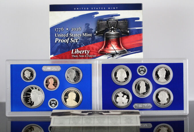 CoinNews photo of the 2026 Semiquincentennial Proof Set celebrating America's 250th anniversary
