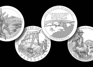 U.S. Mint Shows 2028 American Innovation Dollar Candidate Designs Example candidate designs for 2028 American Innovation dollars
